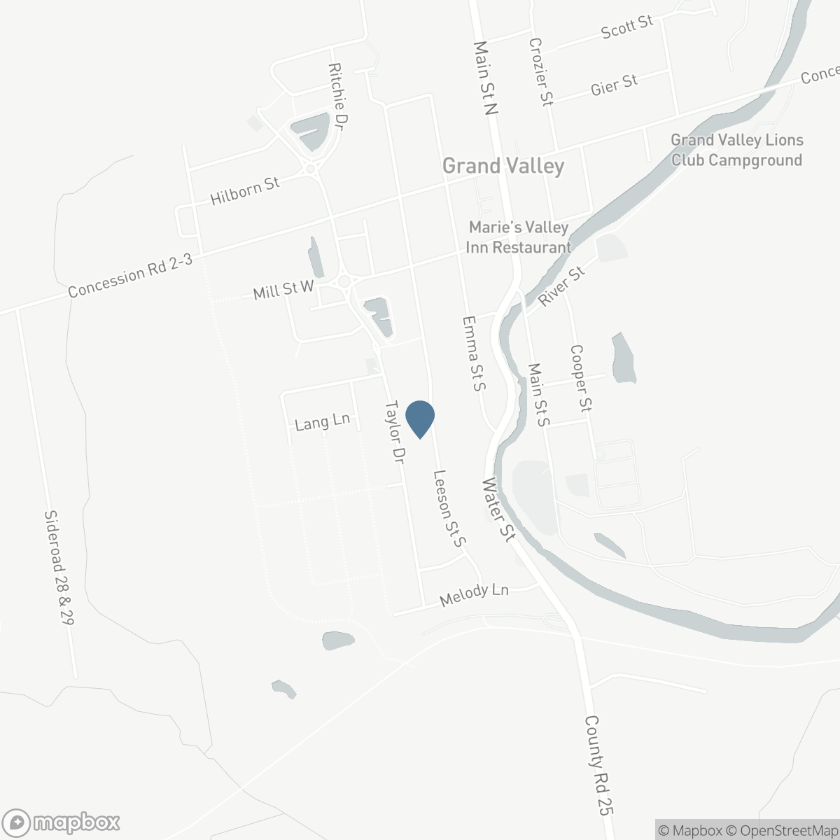 110 LEESON STREET S, Grand Valley, Ontario L0N 1G0